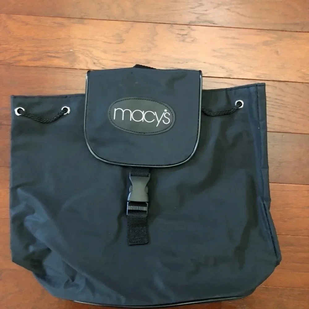 Brand New Black Macy's Backpack